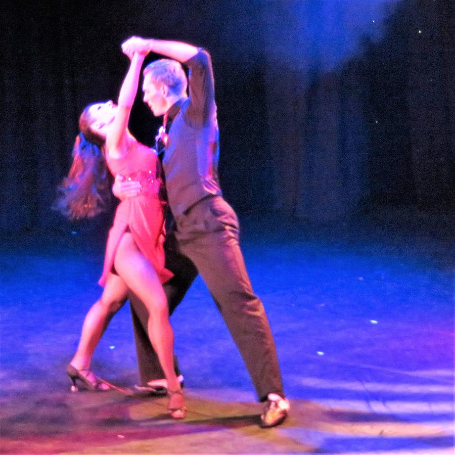 Cruise Ship Stage Dancers Photograph