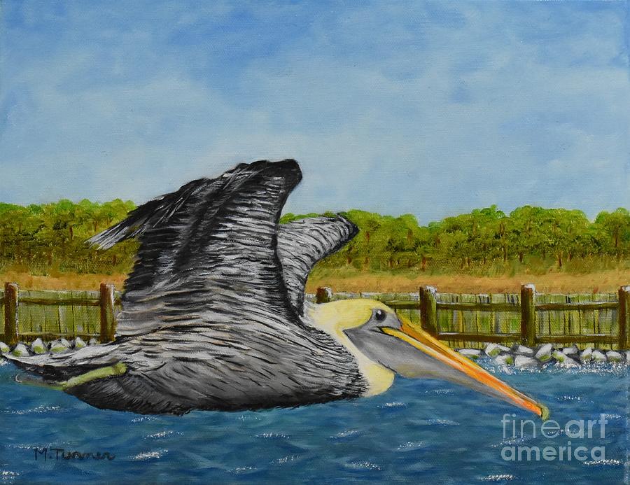 Cruising for fish Painting by Melvin Turner