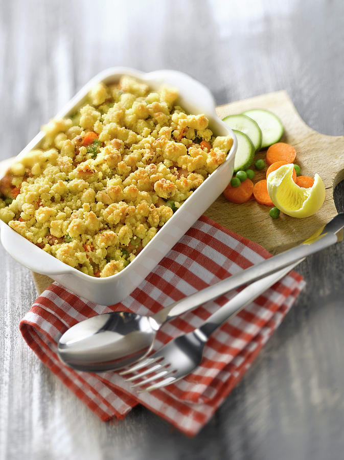 Crumble De Legumes Vegetable Crumble Photograph by Studio ...