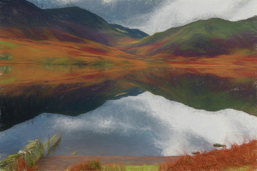 Crummock Water View 2 Digital Art by Roy Pedersen