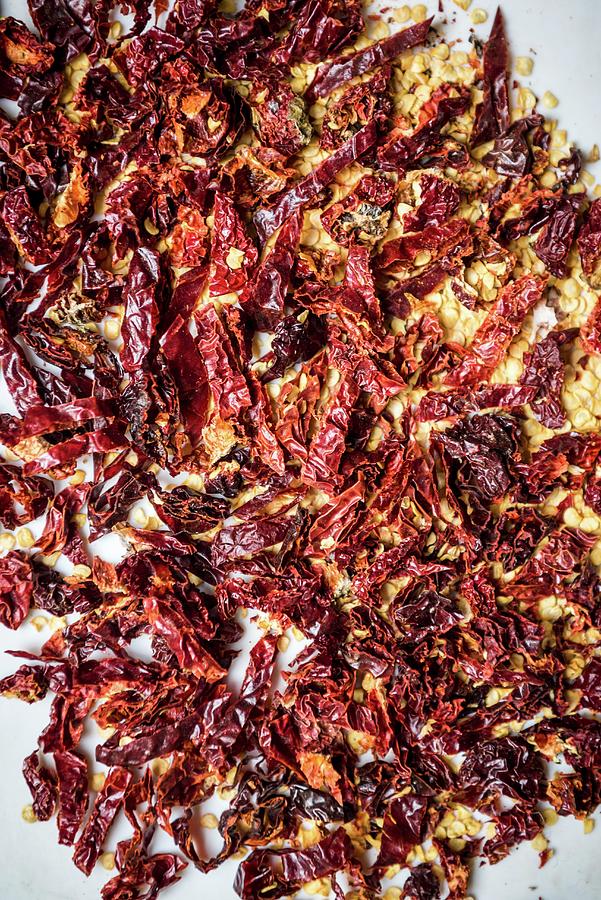 Crushed Dry Red Chillies Photograph by Nitin Kapoor