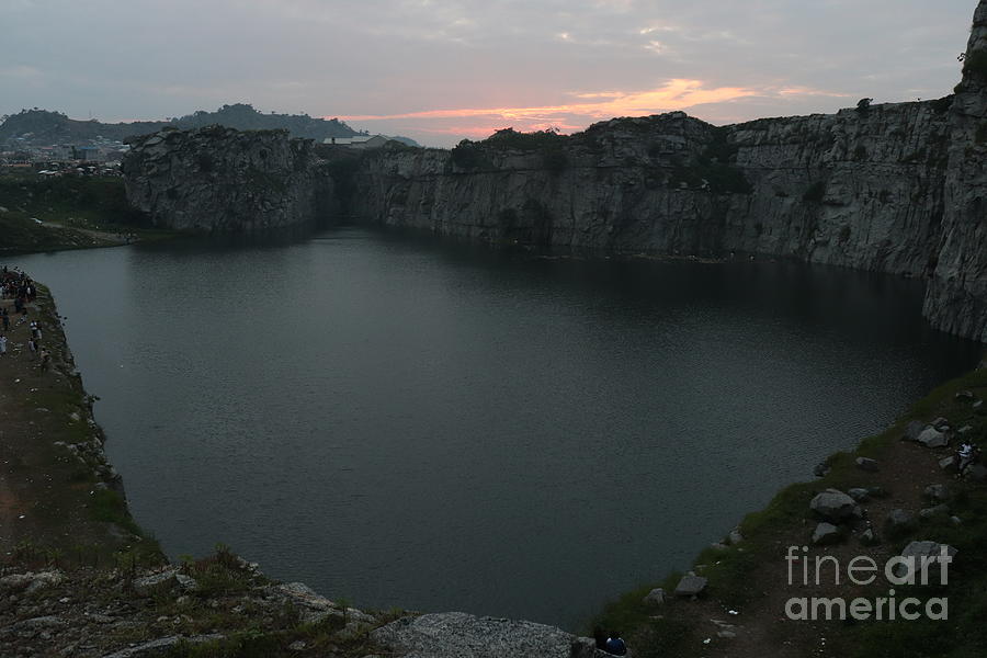 Crushed Rock Lake Mpape Abuja Photograph by Ozhioma Anie