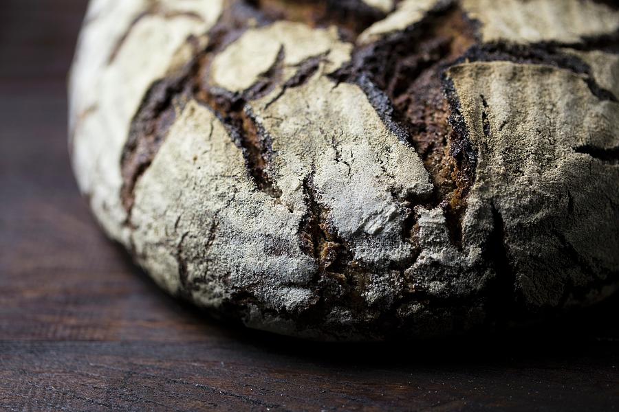 Crusty Rye Bread Photograph by Nicole Godt