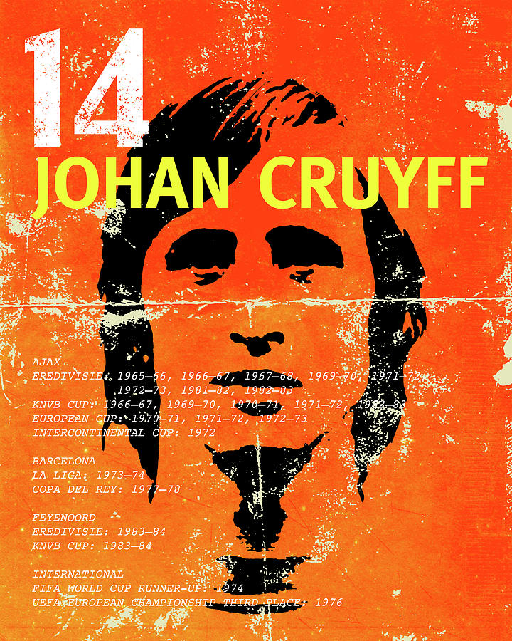 Johan Cruyff Painting - Cruyff by Art Popop