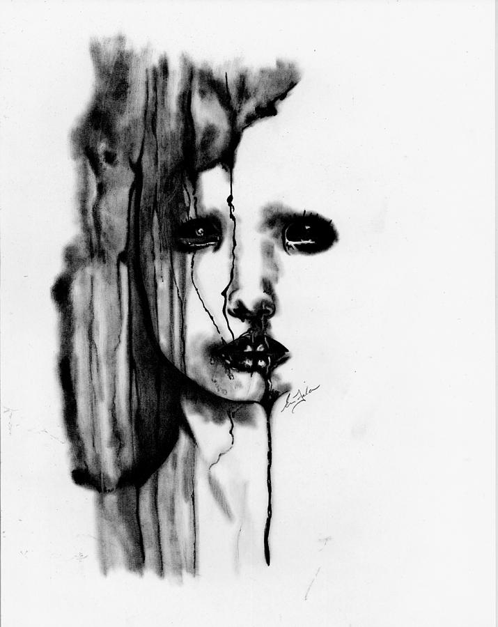 Cry Drawing by Erin Ziemer - Fine Art America