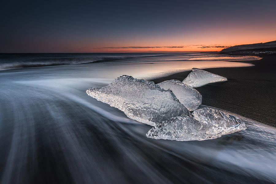 Sunset Photograph - Crystal Beach by Raymond Hoffmann