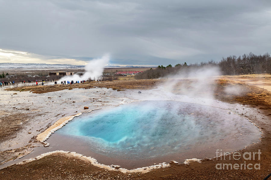 Crystal Blue Hot Spring Photograph