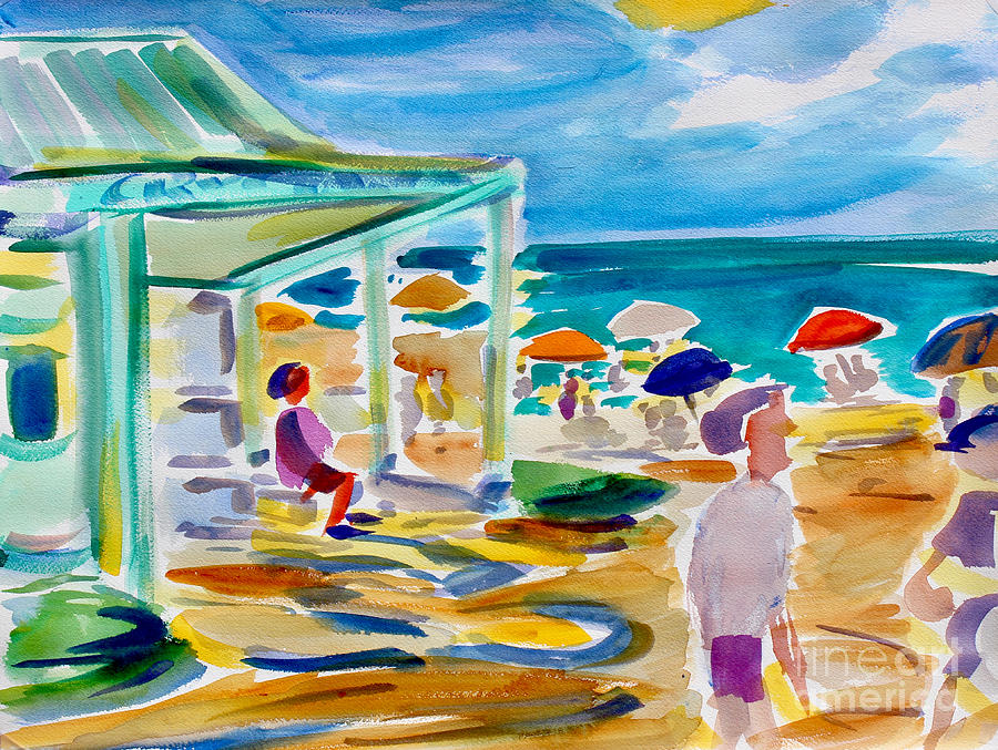 Crystal Cove Painting by Richard Fox