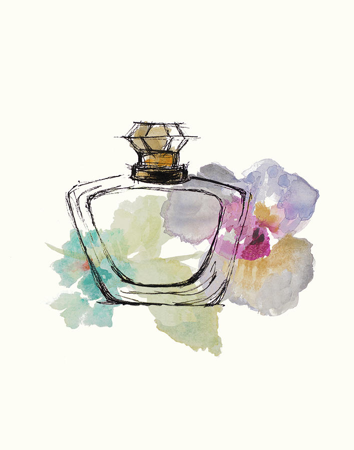 Perfume Painting - Crystal Floral Perfume I by Lanie Loreth