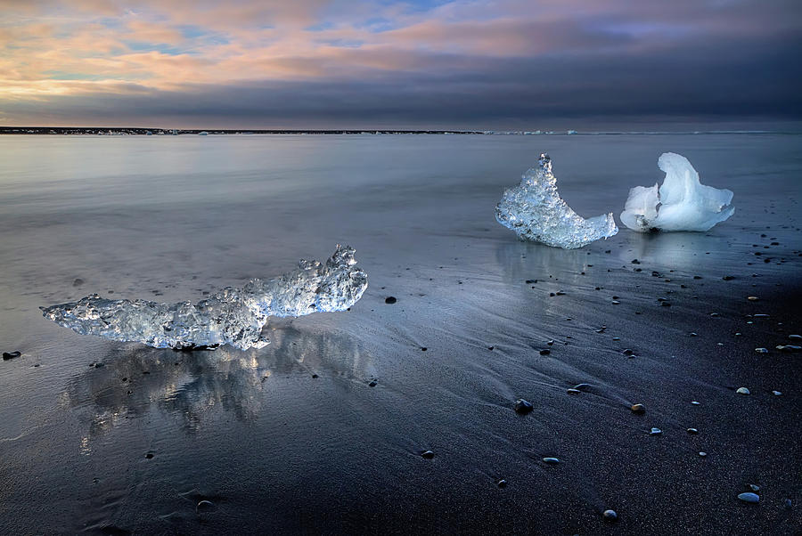 Crystal Ice Photograph by Amnon Eichelberg