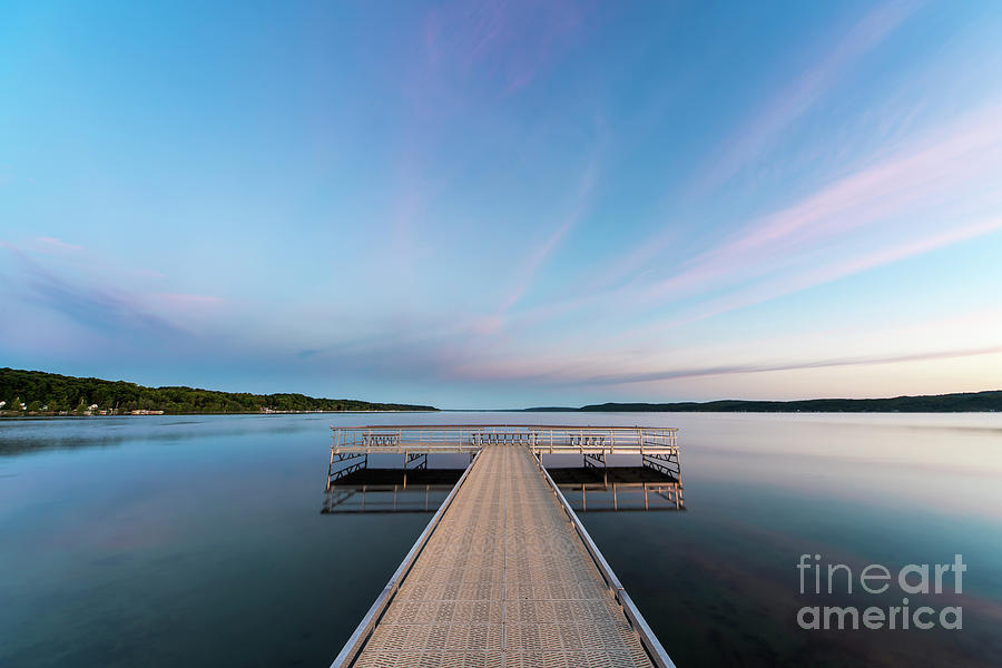 Lake Michigan Photograph - Crystal Lake Dawn Sky by Twenty Two North Photography