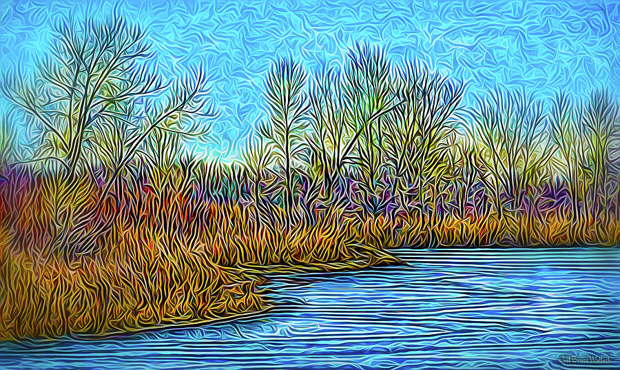 Crystal Lake Mood Digital Art by Joel Bruce Wallach