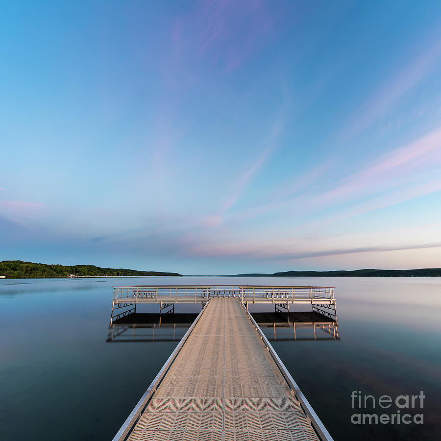 Lake Michigan Photograph - Crystal Lake Square Dawn by Twenty Two North Photography