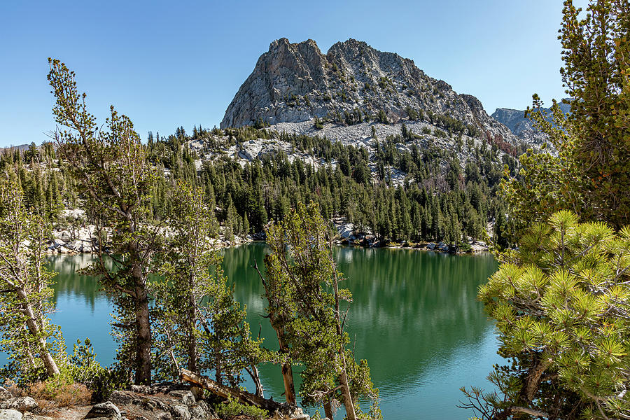 Crystal Lake with Crystal Crag Photograph by Kelley King