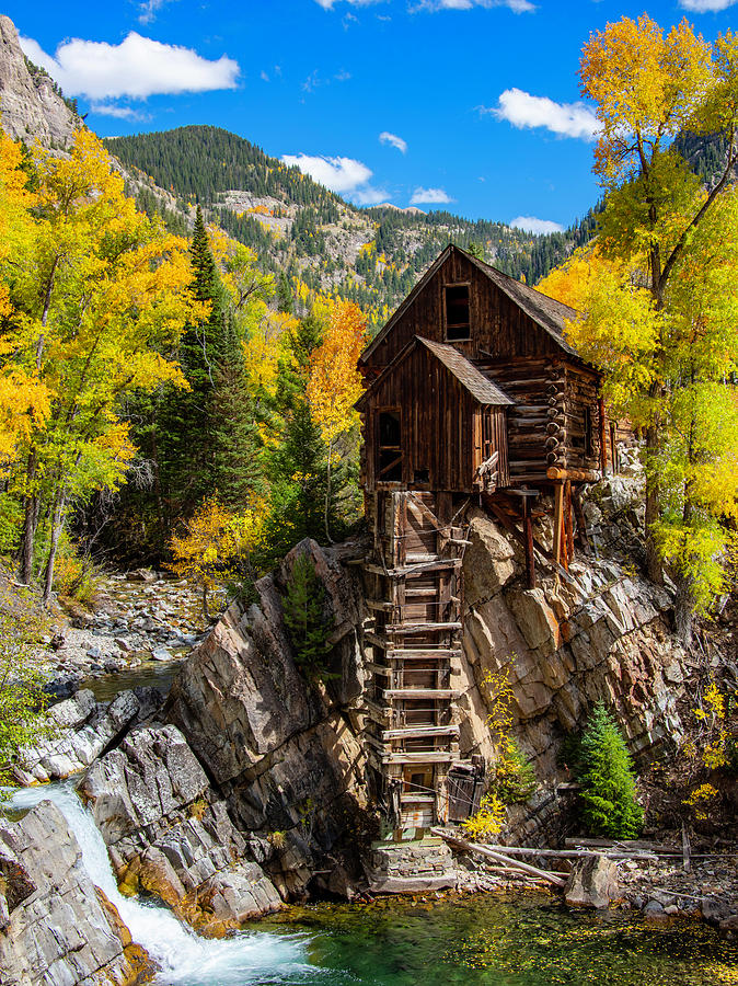 Crystal Mill Colorado Photograph by Steve Snyder