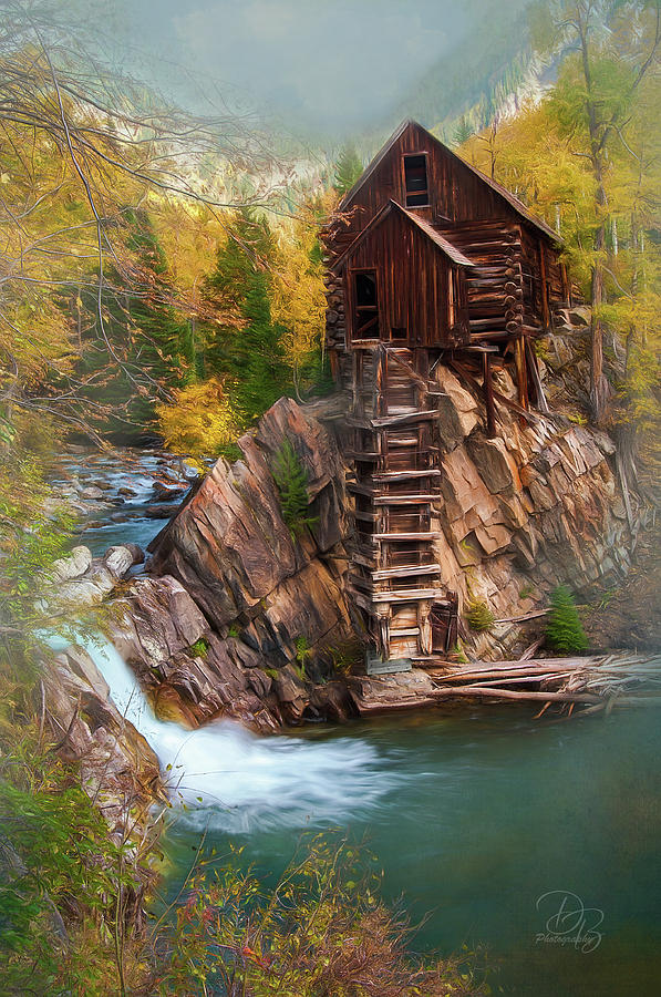 Crystal Mill in the Fall Photograph by Debra Boucher