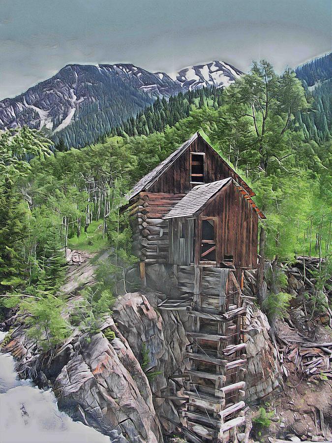 Crystal Mill Digital Art by Jerry Cahill