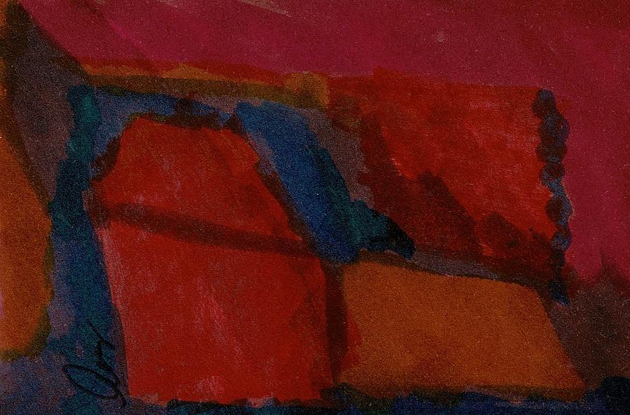 Aceo Painting - Rusty Outcrop Csa-aceo-176-052018uk by Cruz Selene Ambrosio Aceo Painting - Rusty Outcrop Csa-aceo-176-052018uk by Cruz Selene Ambrosio