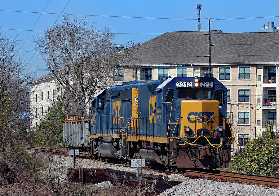 CSX Road Slug in Columbia Photograph by Joseph C Hinson - Fine Art America