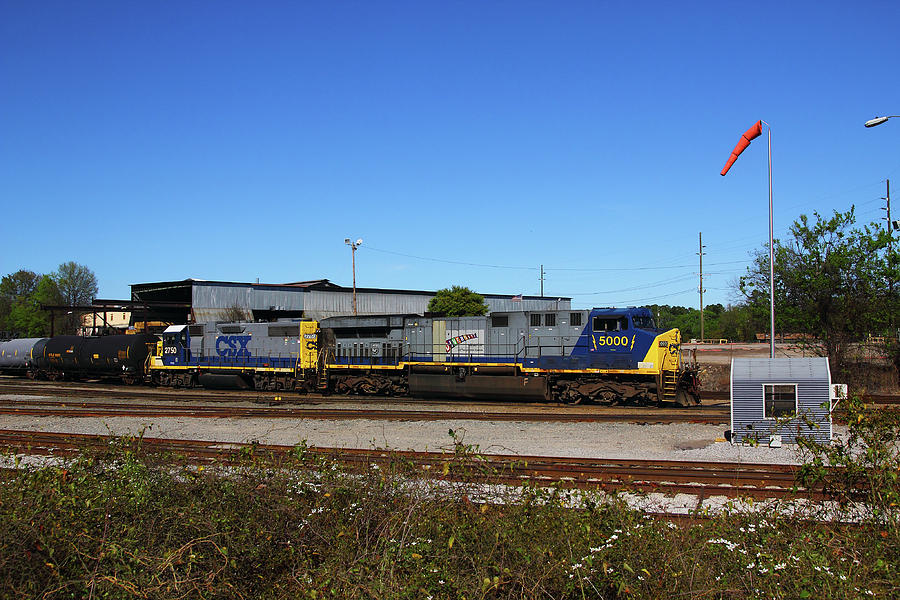 CSXT 5000 Color 11 Photograph by Joseph C Hinson - Fine Art America