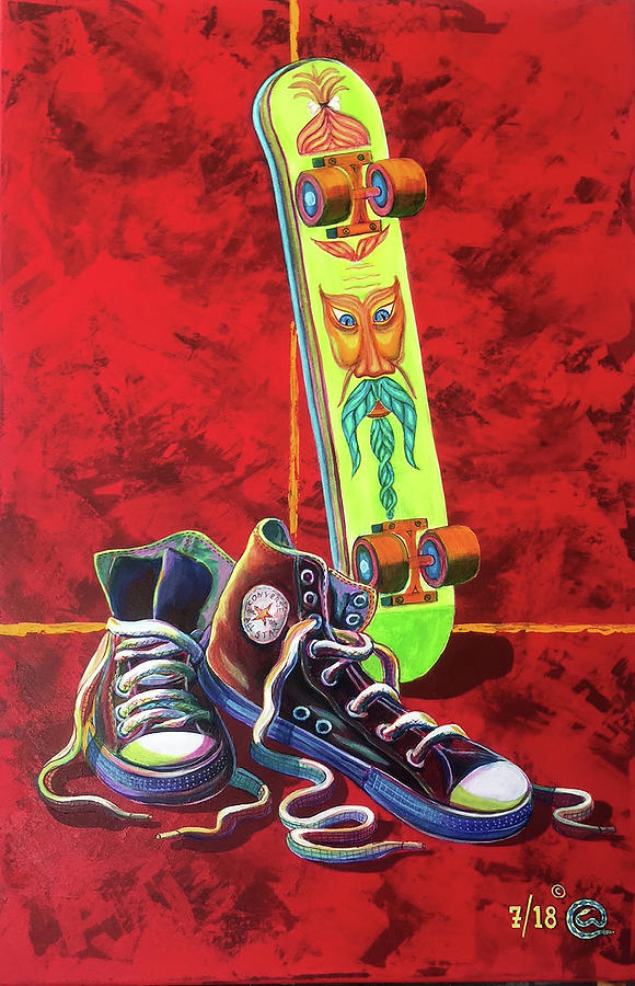 chuck taylor painting