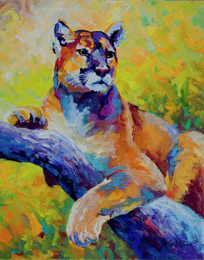 Animal Painting - Cub by Marion Rose