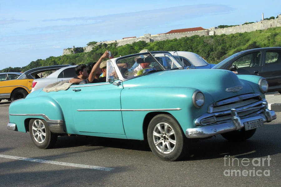 Cuban Car 15 Photograph by Randall Weidner