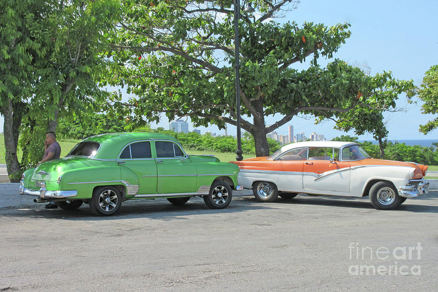 Cuban Cars 2 Photograph by Randall Weidner