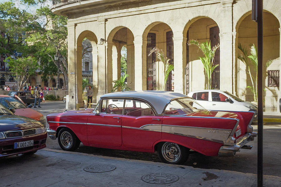 Cuban Chevy Bel Air Photograph by Mark Duehmig