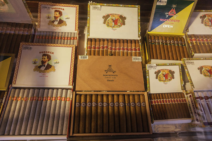 Cuban Cigars On Display, Havana, Cuba Photograph by Panoramic Images ...