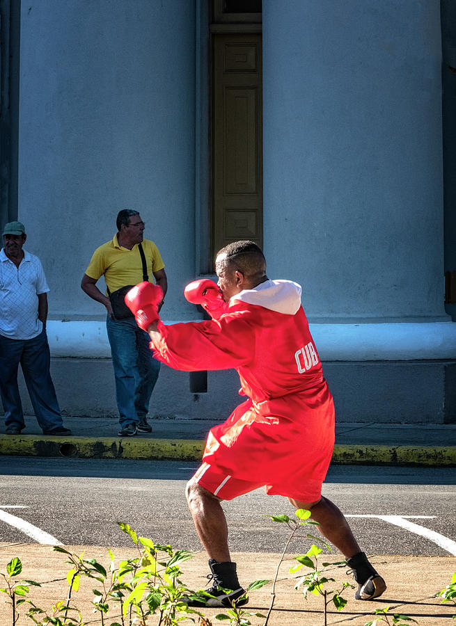 Cuban Street Boxer Photograph by Tom Singleton