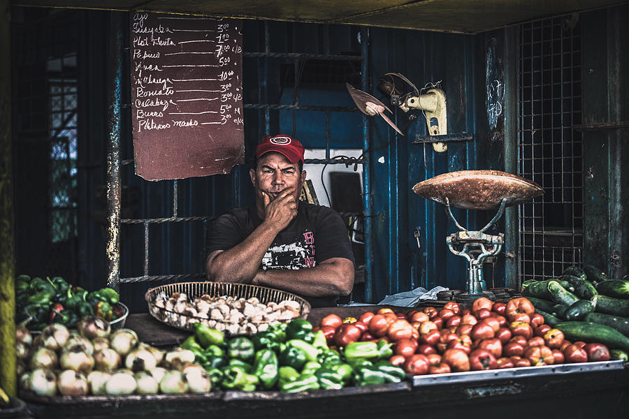 Cuban Street Market Photograph by Marco Tagliarino