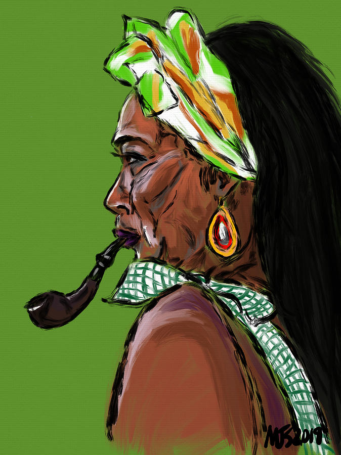 Cuban Woman Digital Art by Michael Kallstrom