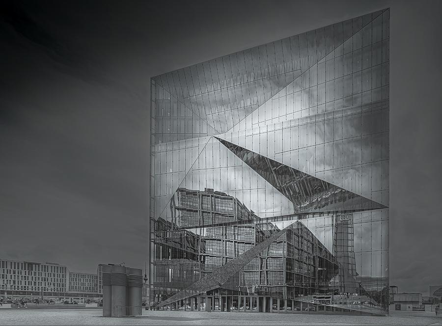 Berlin Photograph - Cube-berlin - Great Cinema At The Main Station by Stephan Rckert