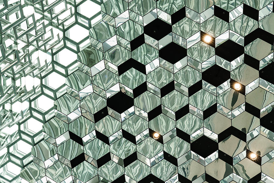 Abstract Photograph - Cubes And Hexagons by Dieter Reichelt