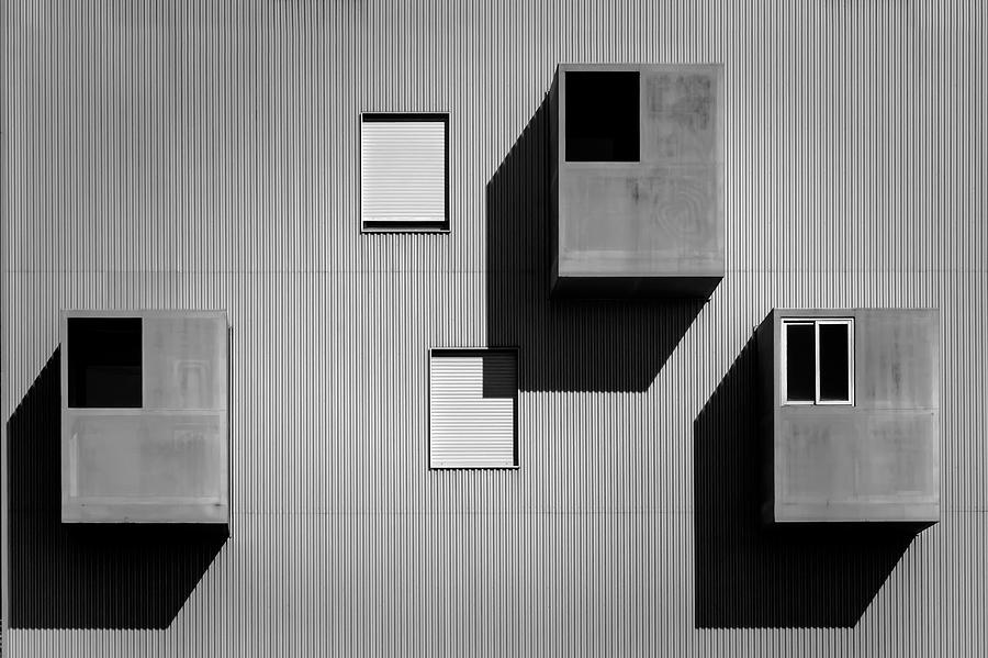 Architecture Photograph - Cubes And Shadows by Alfonso Novillo