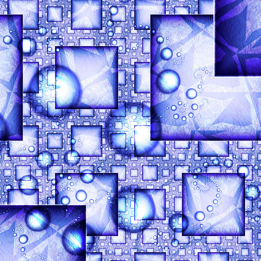 Cubes And Spheres Digital Art by Fractalicious
