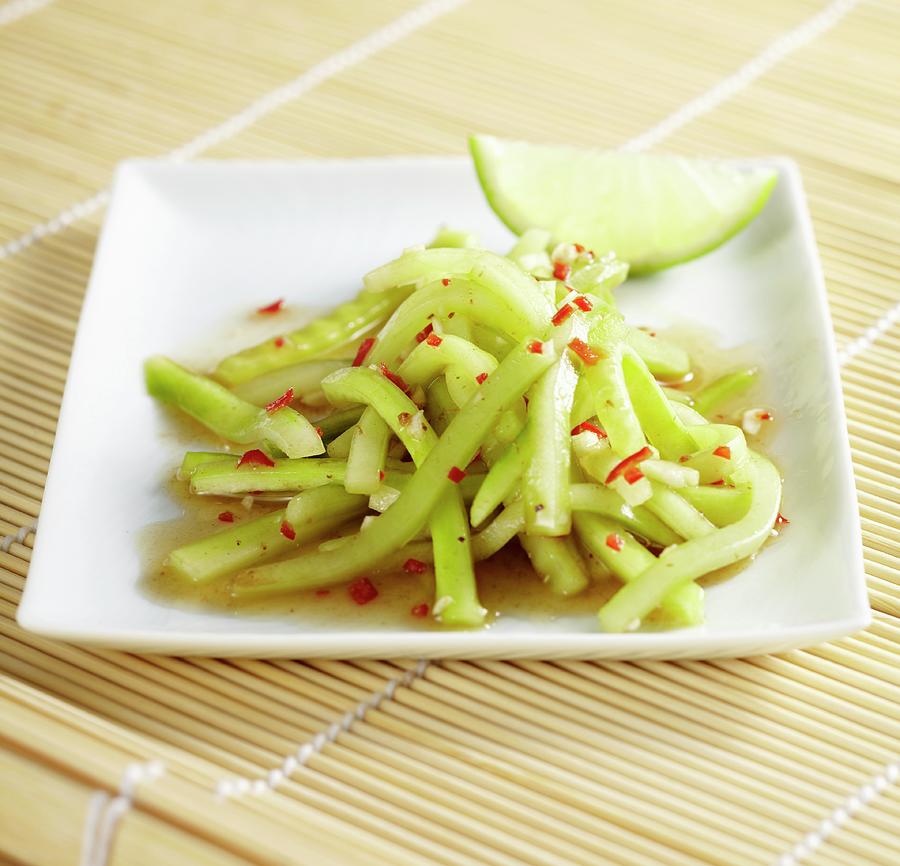 Cucumber Salad With Tamarind Juice asia Photograph by Teubner Foodfoto