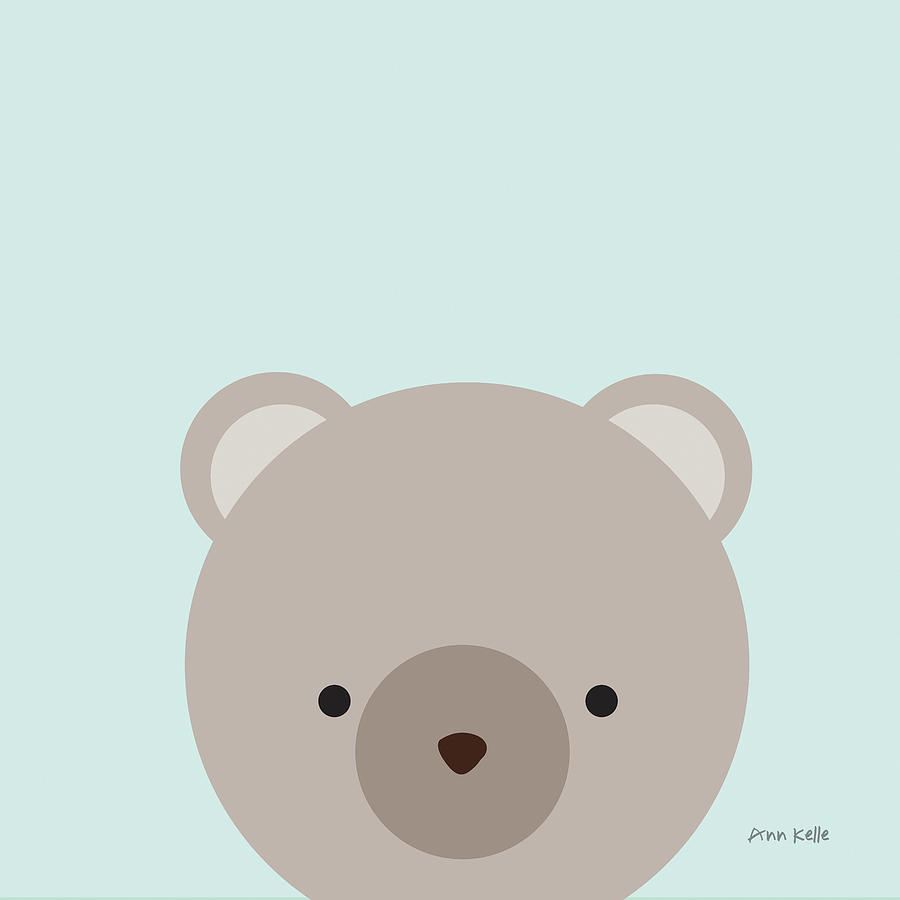 Cuddly Brown Bear Drawing by Ann Kelle - Pixels