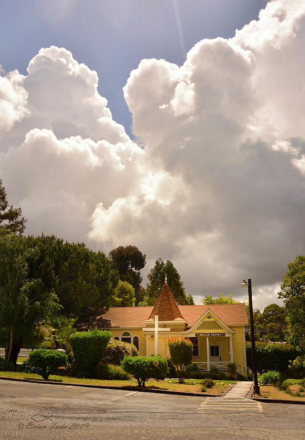 Majestic Clouds Above Beulah Chapel Photograph by Brian Tada