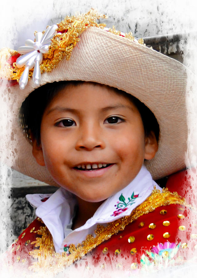 Cuenca Kids 1222 Photograph by Al Bourassa
