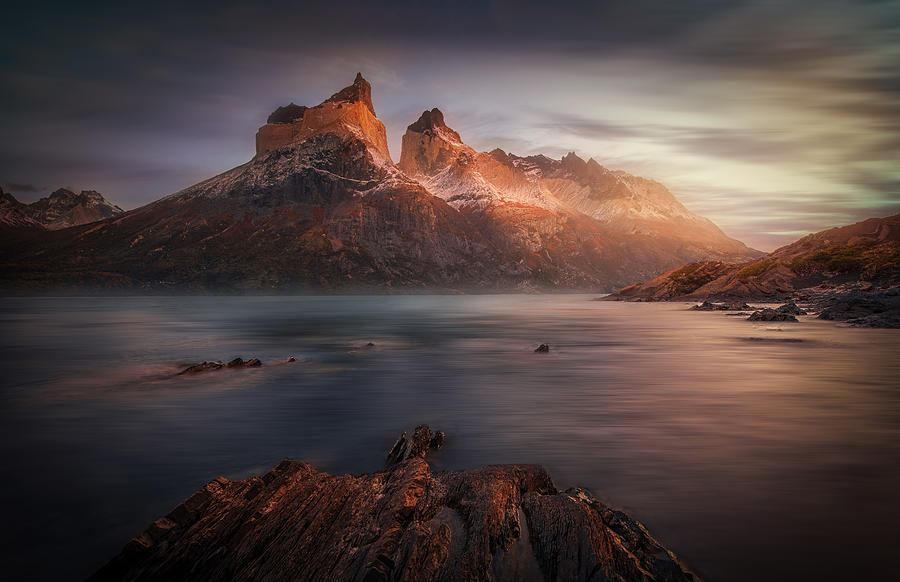 Landscape Photograph - Cuernos Del Paine by May G