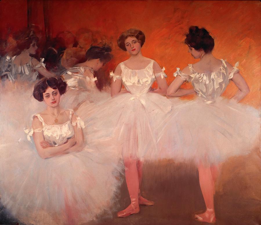 Cuerpo de baile, 1901-1902. Oleo sobre tela. 146,5 x 168. Painting by Ramon Casas i Carbo -1866-1932- Cuerpo de baile, 1901-1902. Oleo sobre tela. 146,5 x 168. Painting by Ramon Casas i Carbo -1866-1932-