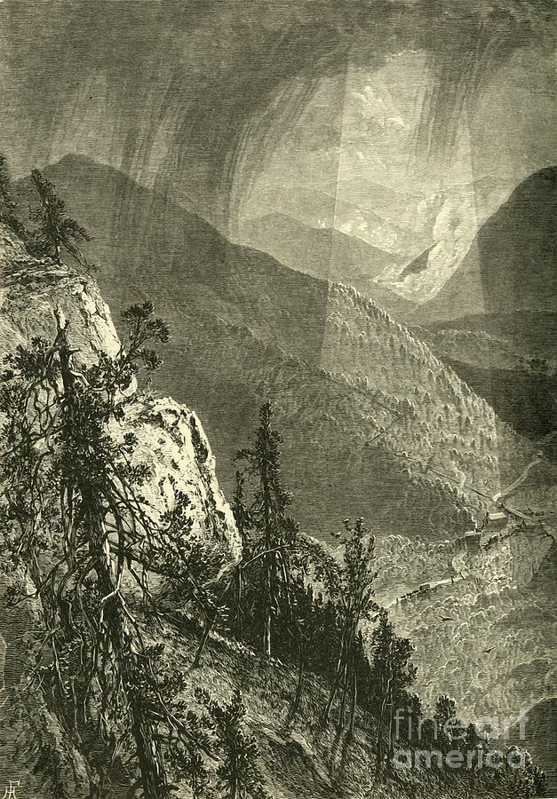 Cumberland Gap Drawing by Print Collector
