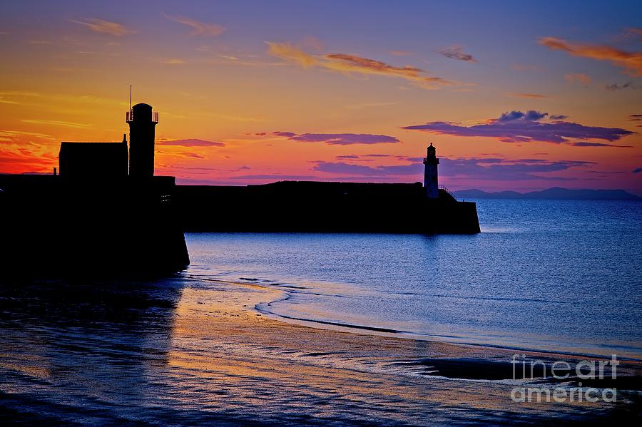Cumbrian Sunset at Whitehaven Photograph by Martyn Arnold