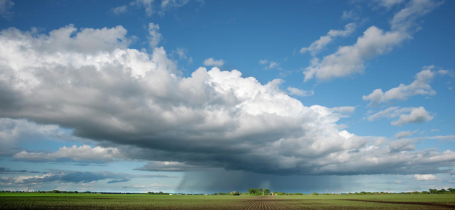 Cumulus Cloud Landscape Rain Storm Photograph by Dlerick