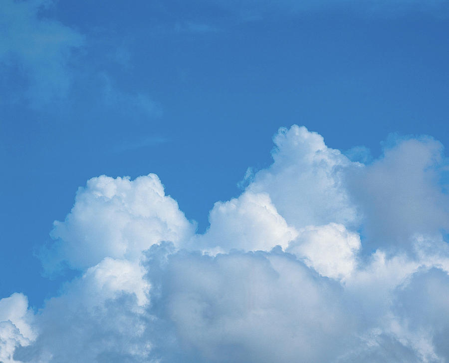 Cumulus Clouds Photograph by Digital Vision.