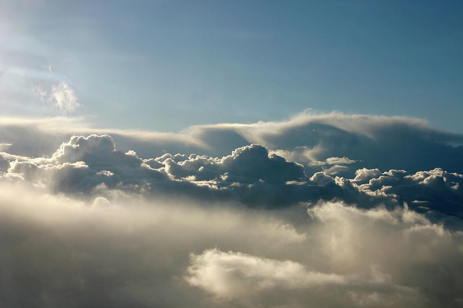 Cumulus Cloudscape, Aerial View Photograph by Andrew Holt