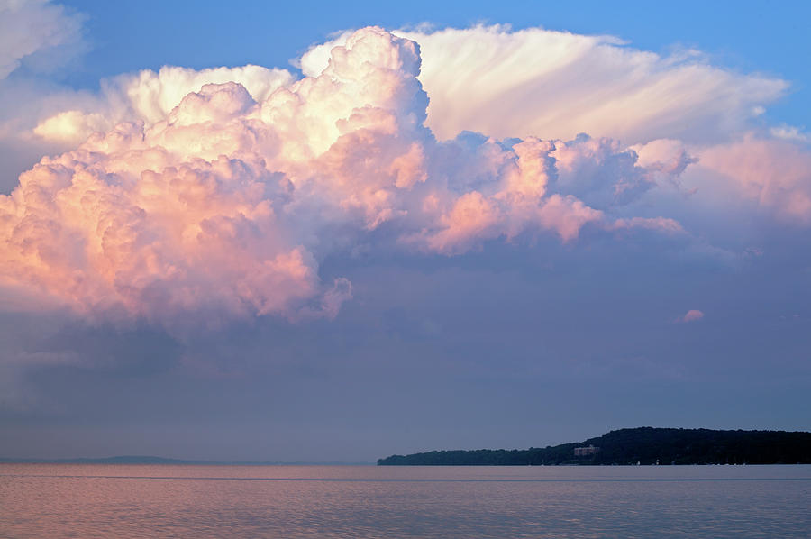 Cumulus Congestus Clouds Over Madison Photograph by Timhughes