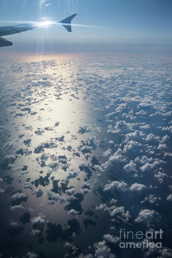 Cumulus Humilis Clouds Seen From An Aircraft Over The Sea Photograph by Stephen Burt/science Photo Library